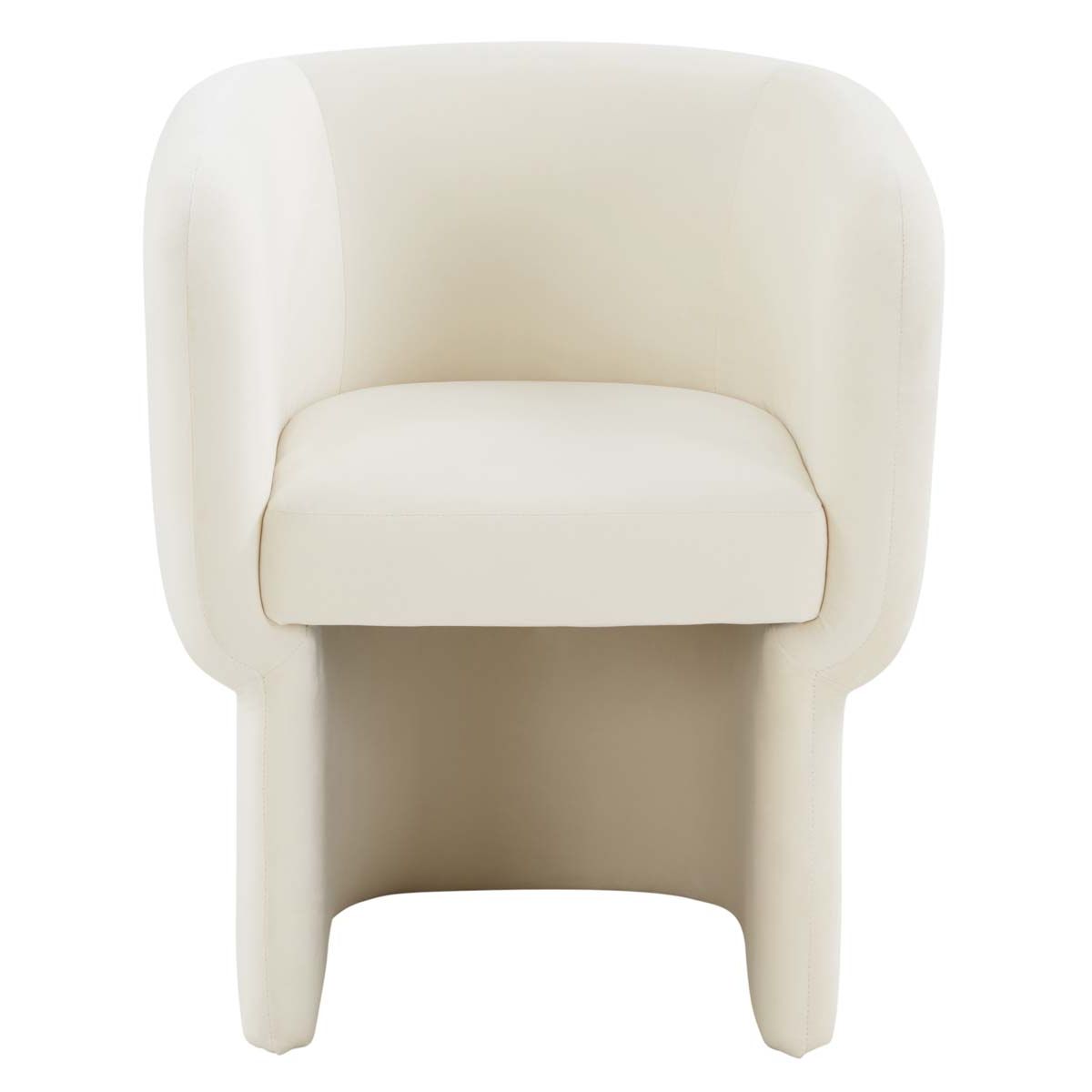 Safavieh Couture Wally Velvet Accent Chair - Cream