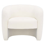 Safavieh Couture Everly Barrel Back Accent Chair - Ivory