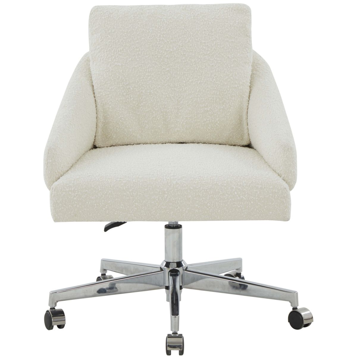 Safavieh Couture Blayke Adjustable Desk Chair - Ivory / Silver