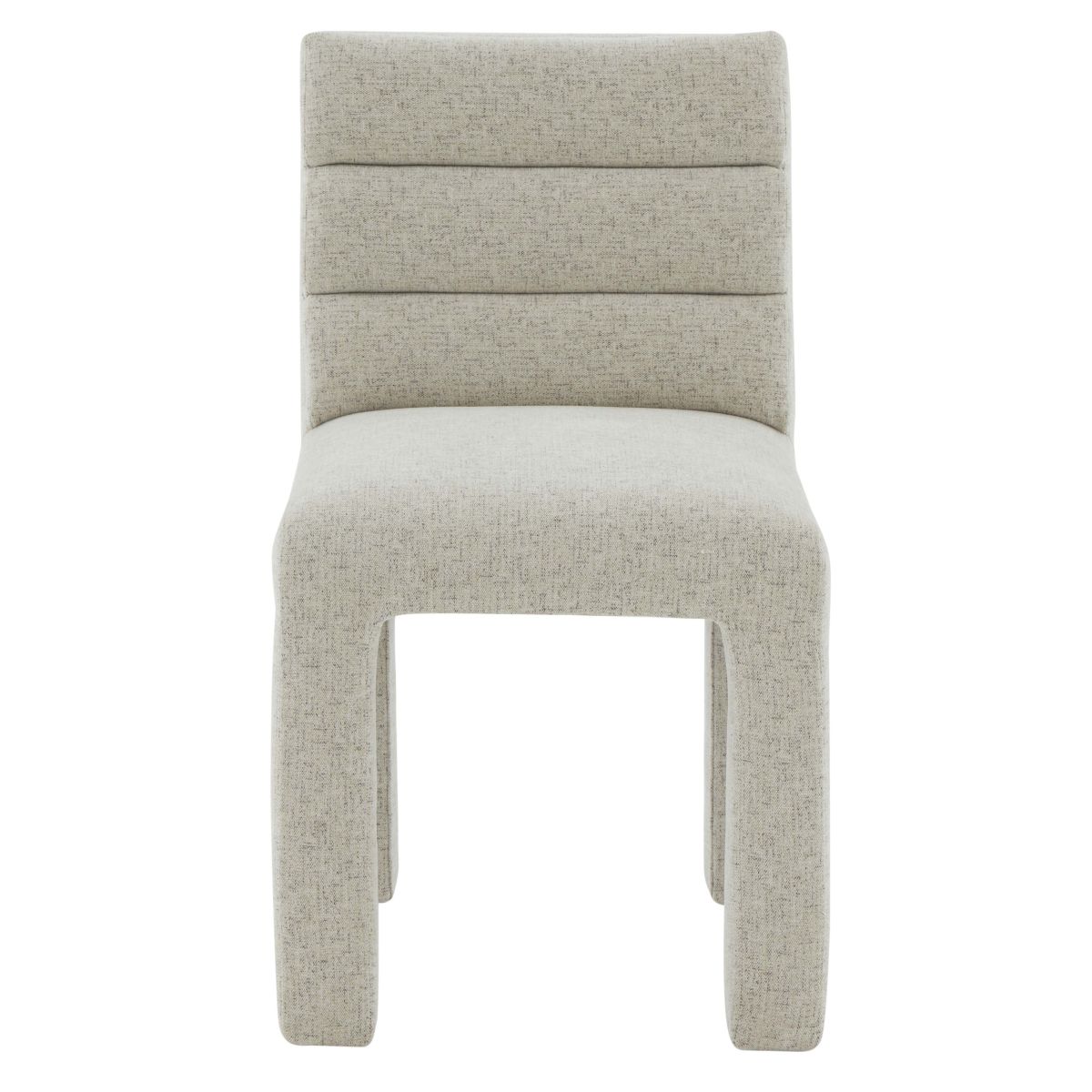 Safavieh Couture Pietro Channel Tufted Dining Chair - Taupe