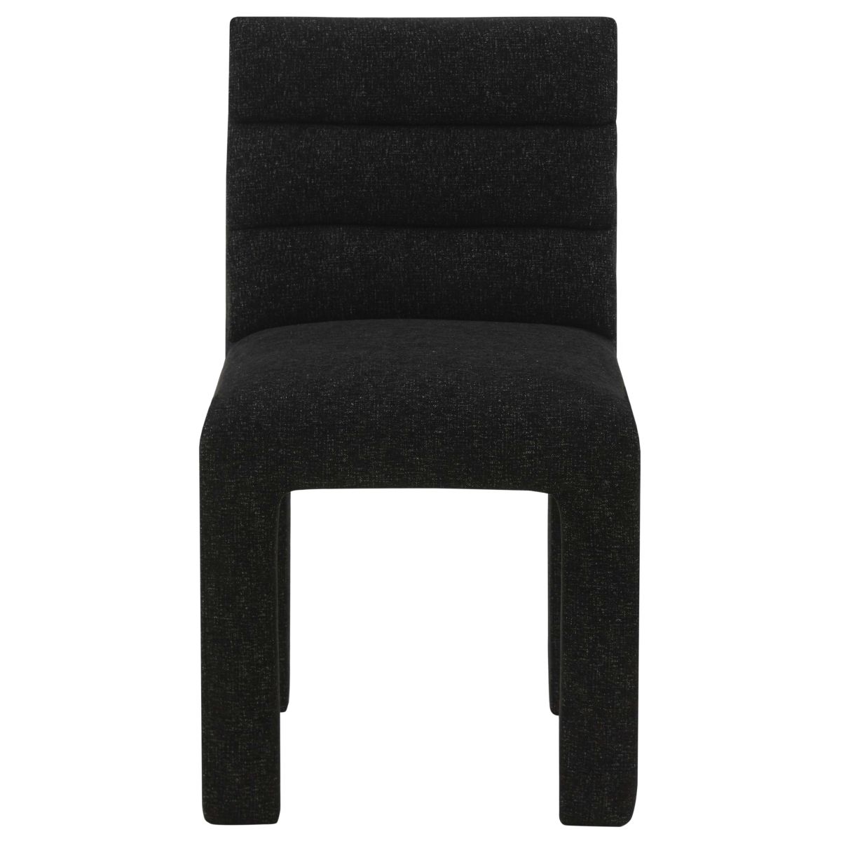 Safavieh Couture Pietro Channel Tufted Dining Chair - Black