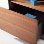 Safavieh Couture Lawrence 1 Drawer Nightstand - Walnut