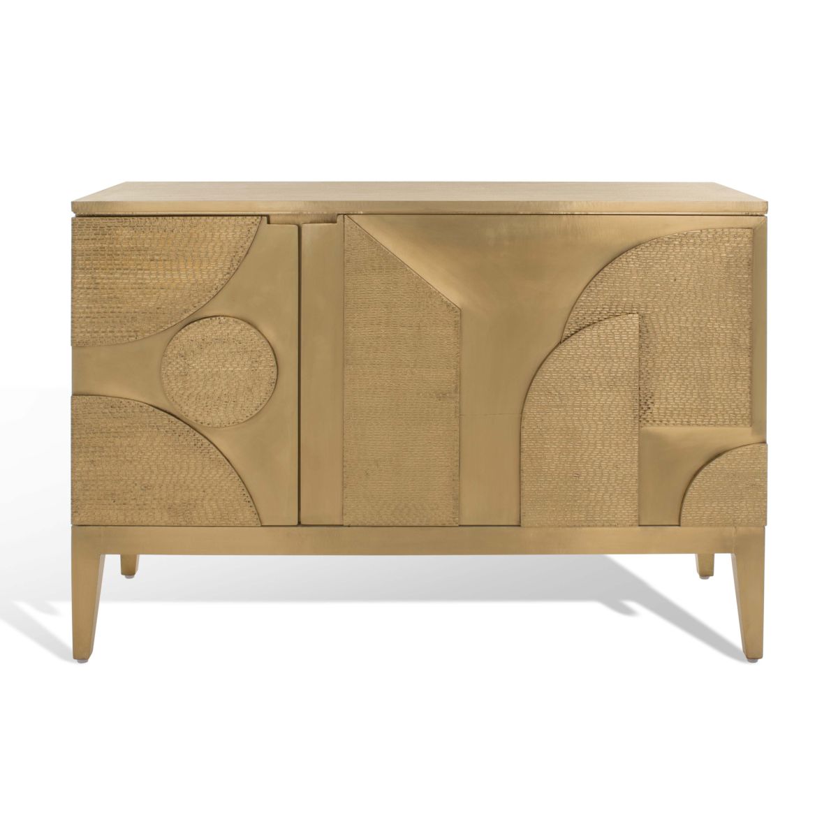 Safavieh Couture Dorielle Brass Covered Sideboard