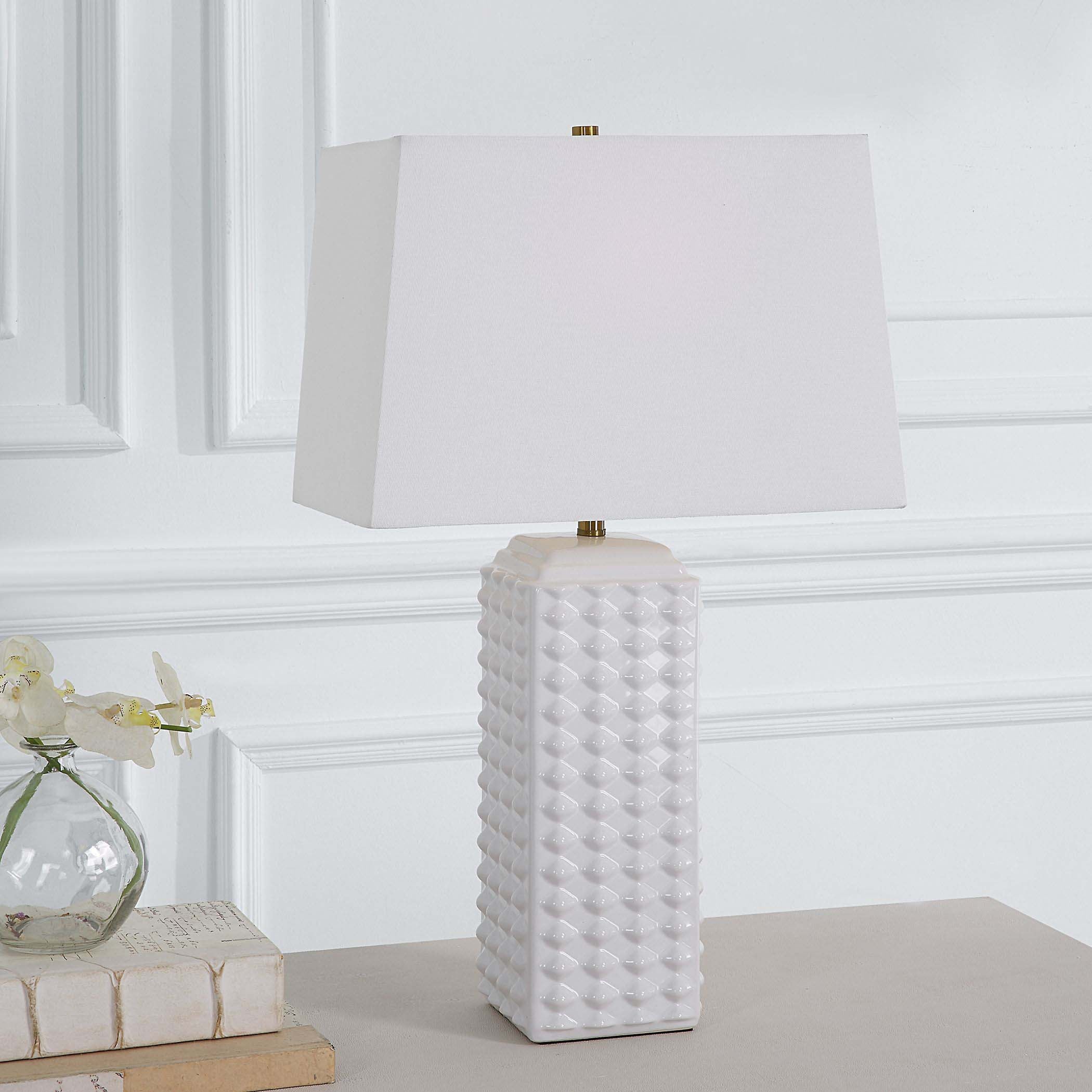 Gloss Ceramic Decor Market Table Lamp