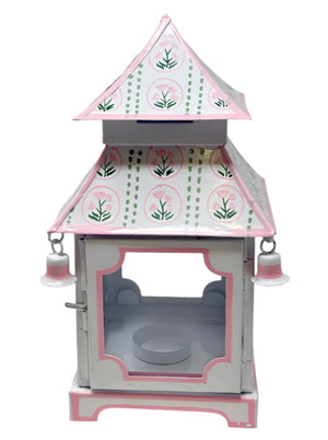 The Enchanted Home Pink Tulip Pagoda Lantern (3 Sizes)