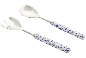 The Enchanted Home Floral & Vine Enameled Salad Servers