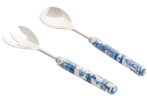 The Enchanted Home Pagoda Enameled Salad Servers