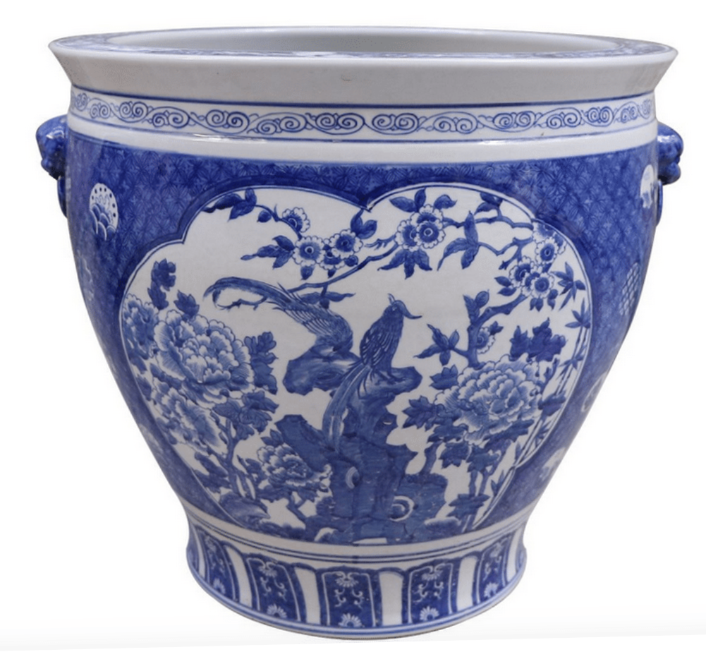 The Enchanted Home Bird and Floral Fishbowl