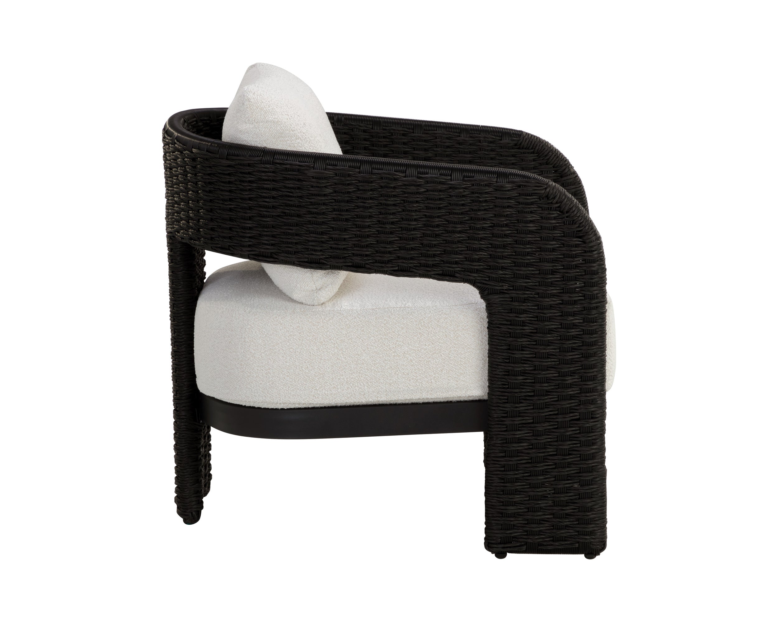 Pylos Lounge Chair - Black  Louis Cream