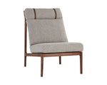 Elanor Lounge Chair - Walnut  Altro Cappuccino