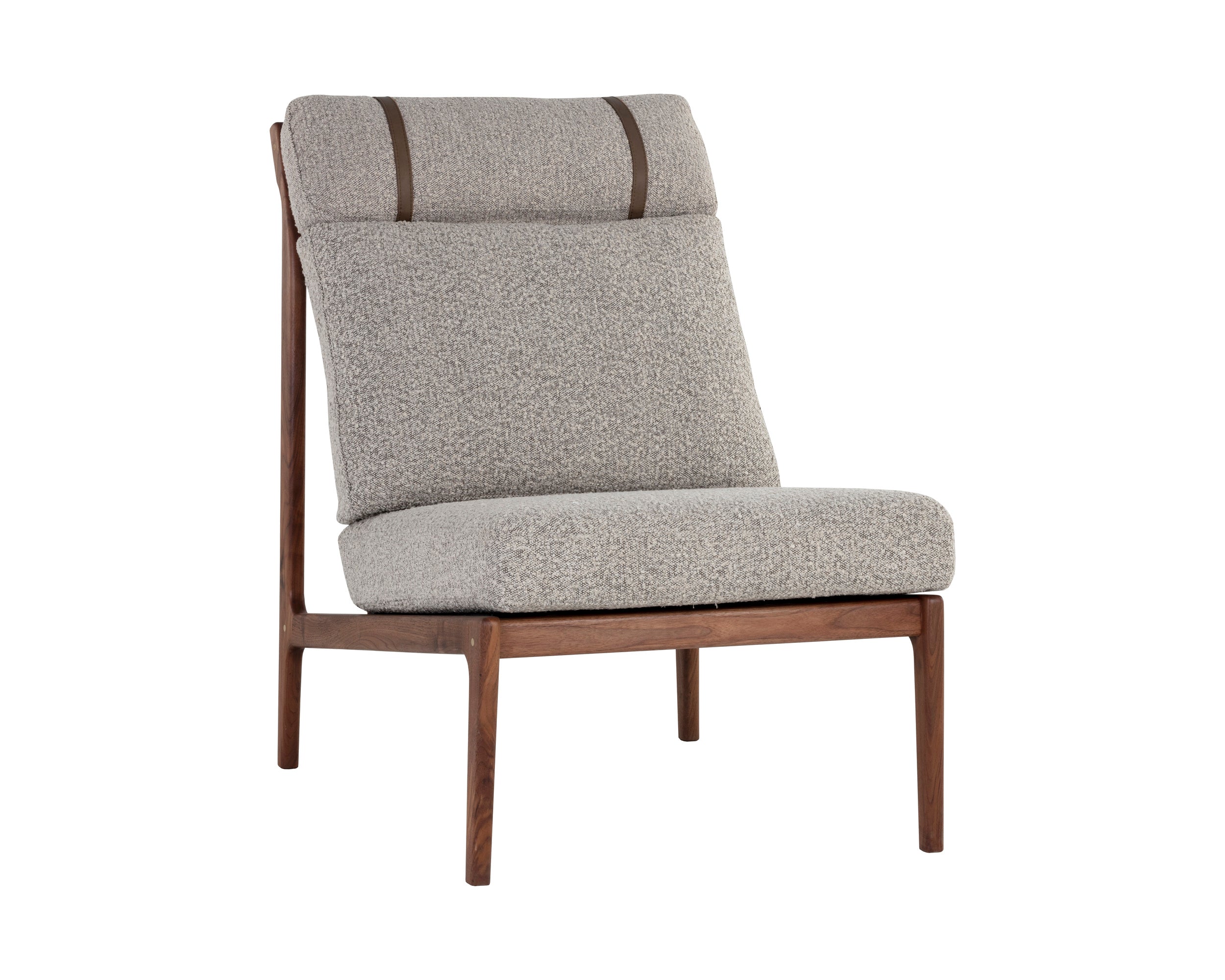 Elanor Lounge Chair - Walnut  Altro Cappuccino