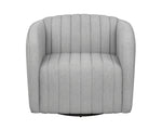 Garrison Swivel Lounge Chair - Liv Dove