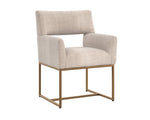 Greco Dining Armchair - Naya Check Cream
