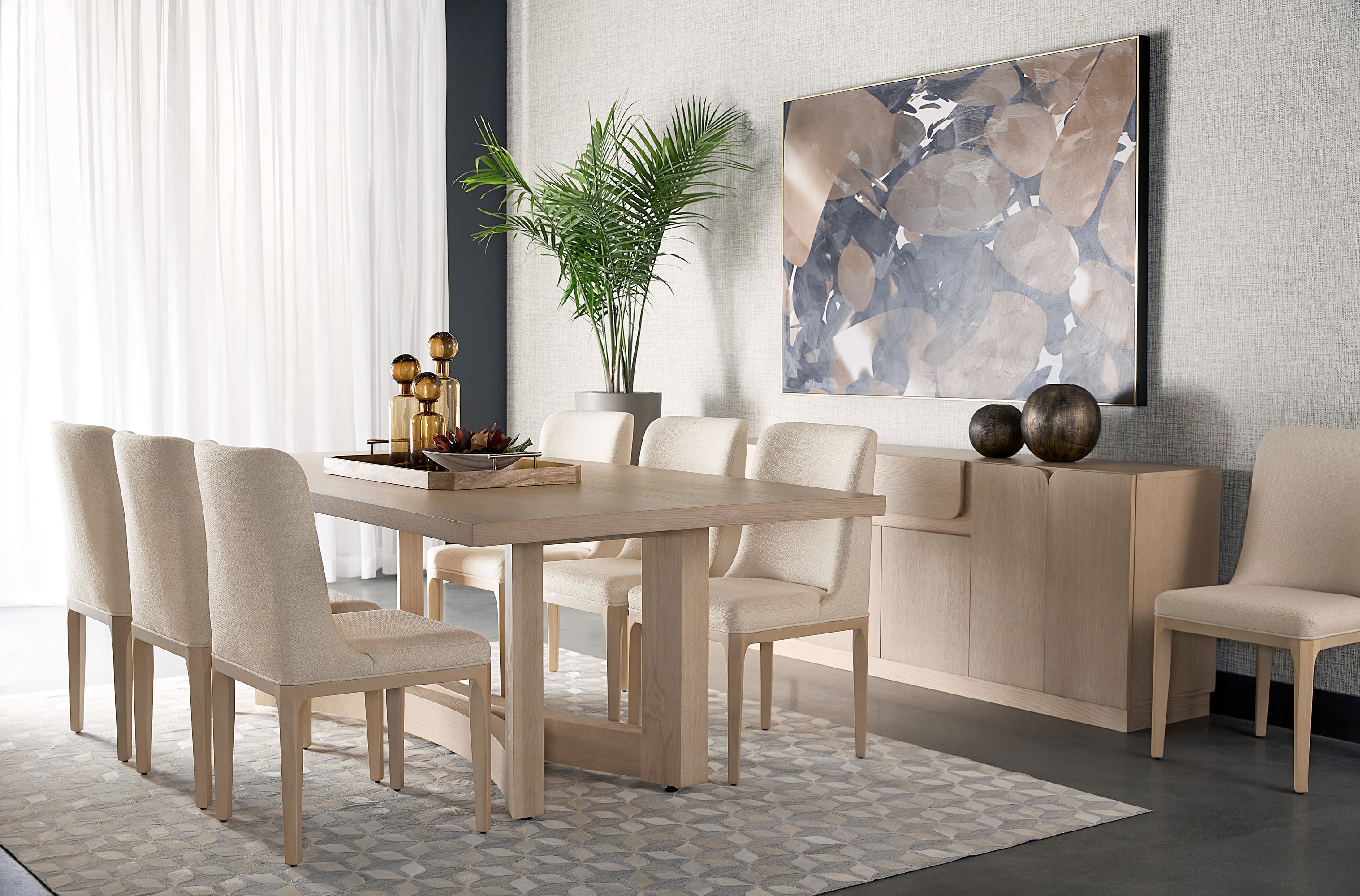 Elisa Dining Chair - Light Oak  Mainz Cream