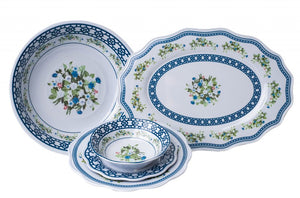 The Enchanted Home Trellis and Topiary Melamine Dinnerware Collection