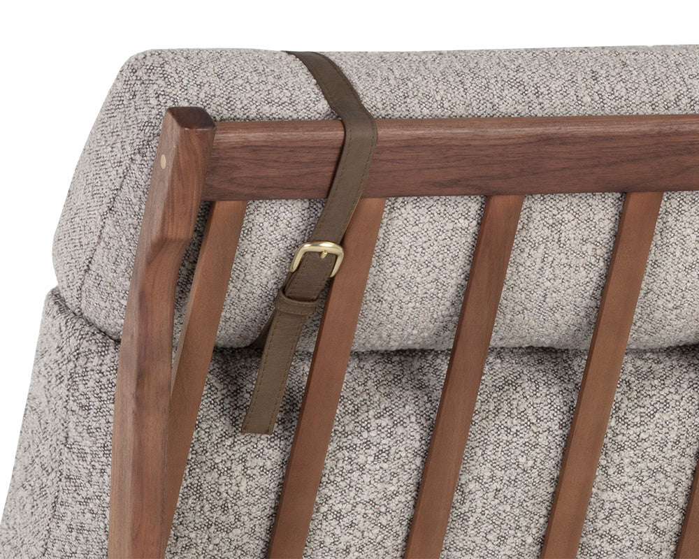 Elanor Lounge Chair - Walnut  Altro Cappuccino