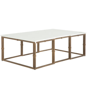 Gabby - Stevens Iron Rectangle Frame Coffee Table - SCH-151580