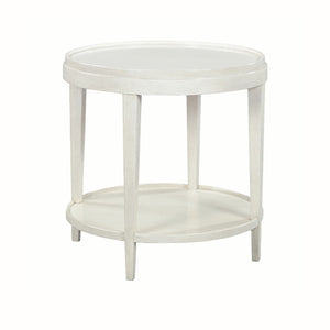 Oliver Home - Liz Round Side Table Large, Drift - 0893-02