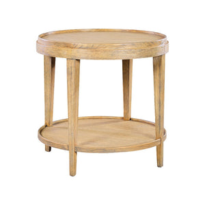 Oliver Home - Liz Round Side Table Large, Rabbit - 0893-05
