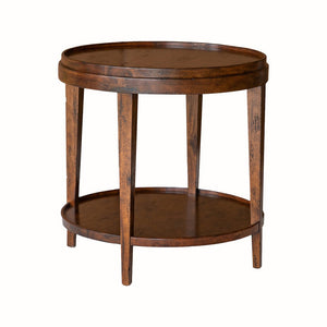 Oliver Home - Liz Round Side Table Large, Country - 0893-20