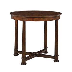 Oliver Home - Pillar Side Table, Country - 0900-20