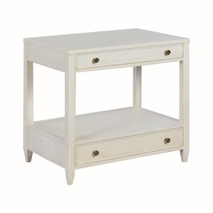 Oliver Home - Weston Wide Side Table, Drift - 0974-02