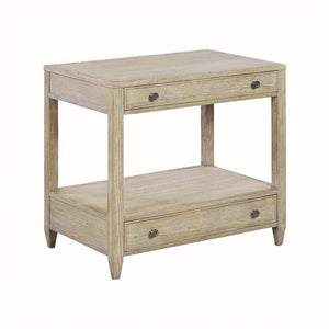 Oliver Home - Weston Wide Side Table, Rabbit - 0974-05