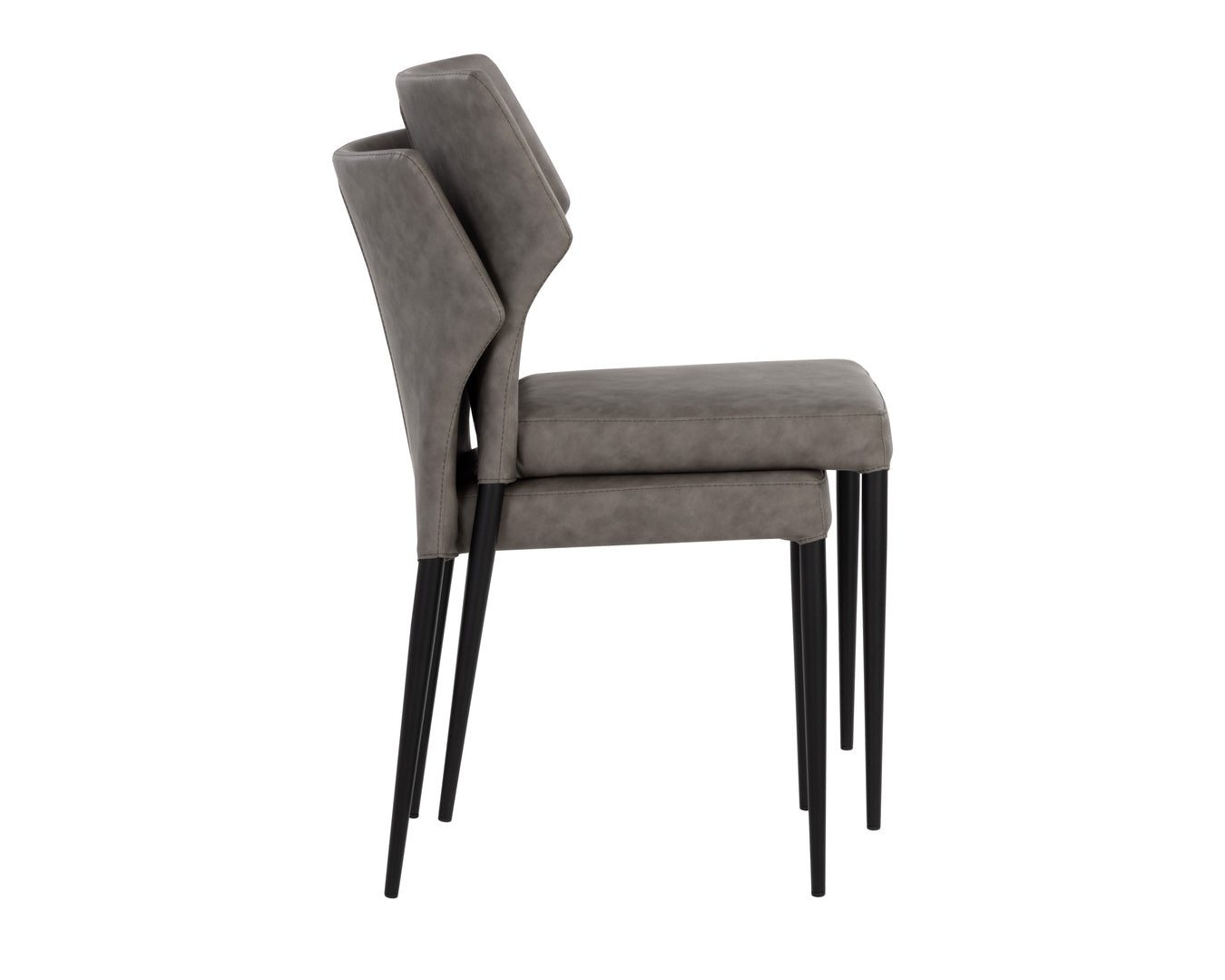 James Stackable Dining Chair - Bounce Smoke