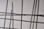 Crosshatch (Set Of 2) - 48" X 48"  Black Floater Frame