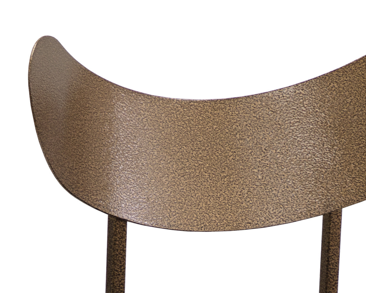 Gibbons Barstool - Antique Brass  Charcoal Black Leather