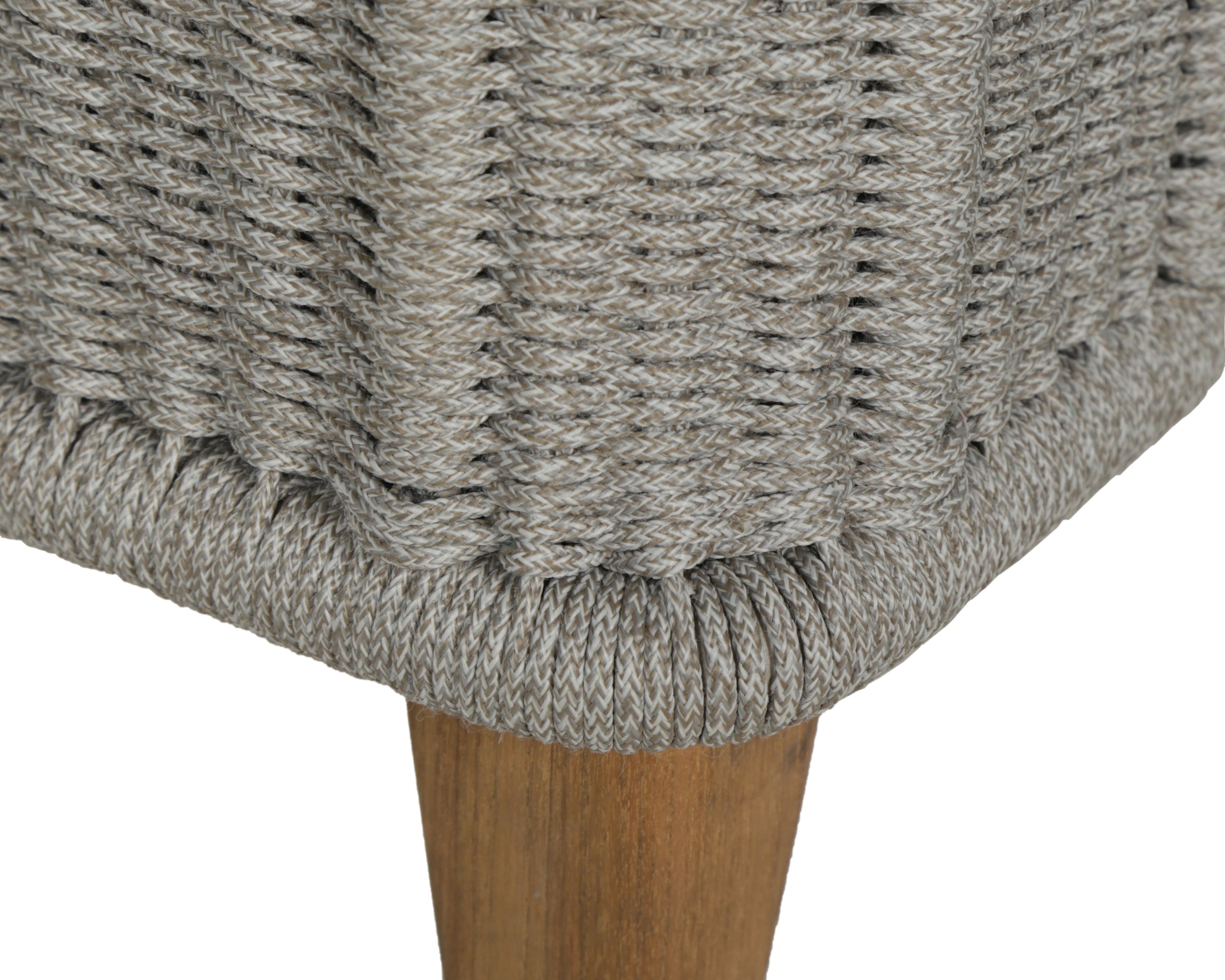Ibiza Armless Chair - Natural  Stinson White