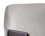 Milton Dining Armchair - Smoke Acacia  Polo Club Stone