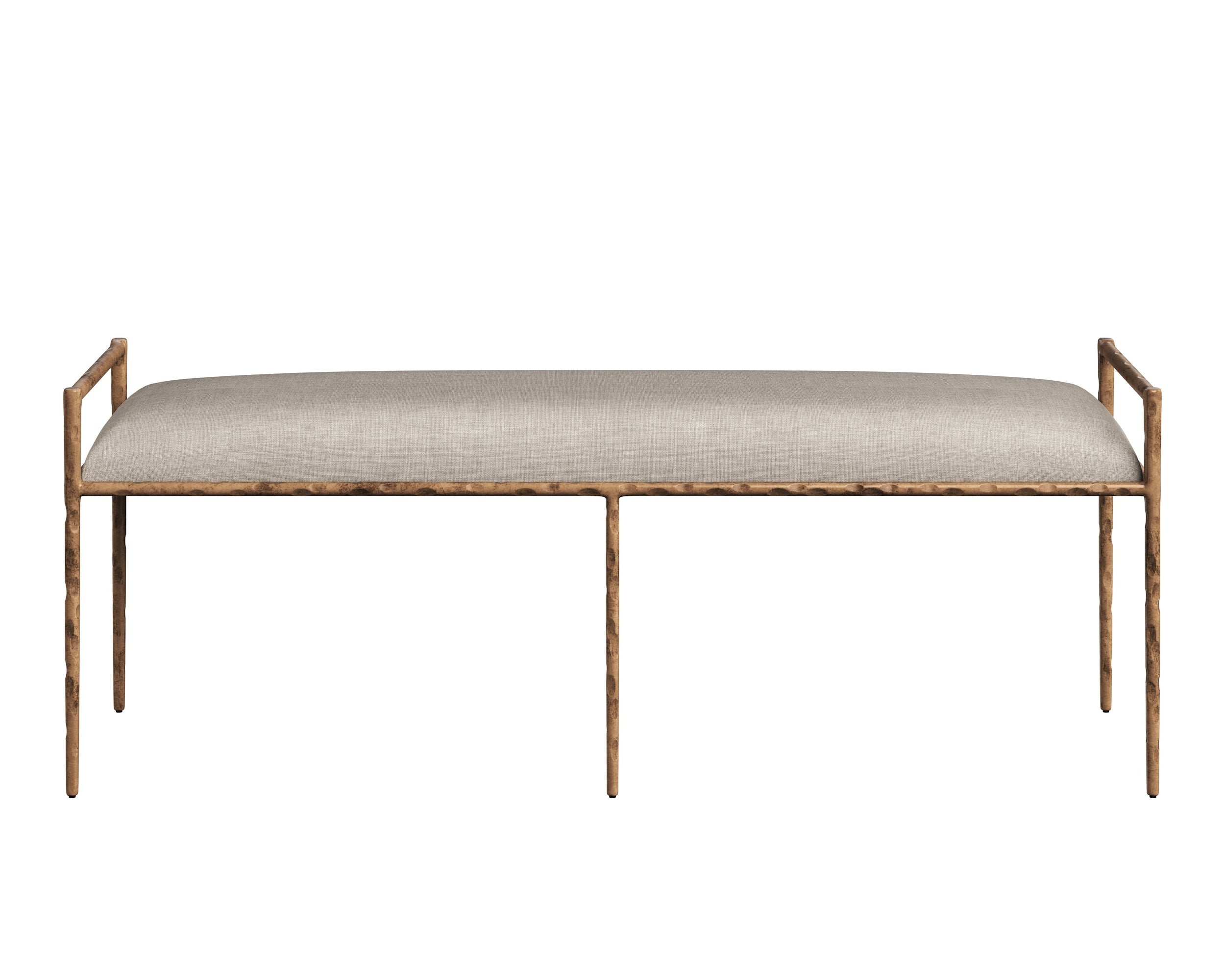 Esai Bench - Zenith Taupe Grey