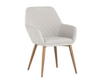 Jayna Dining Armchair - Champagne Gold  Antonio Linen