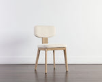 Rickett Dining Chair - Weathered Oak  Dove Cream