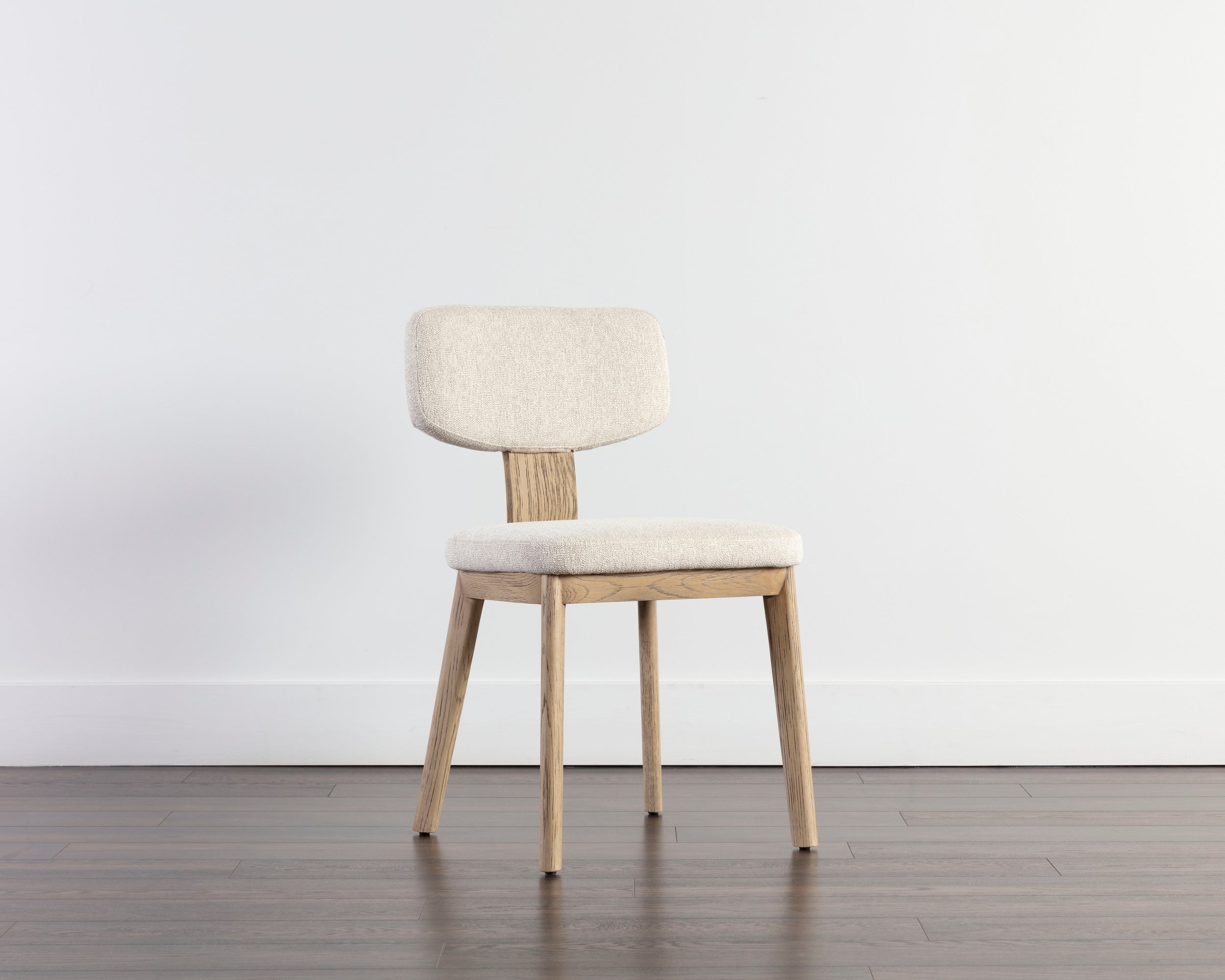 Rickett Dining Chair - Weathered Oak  Dove Cream
