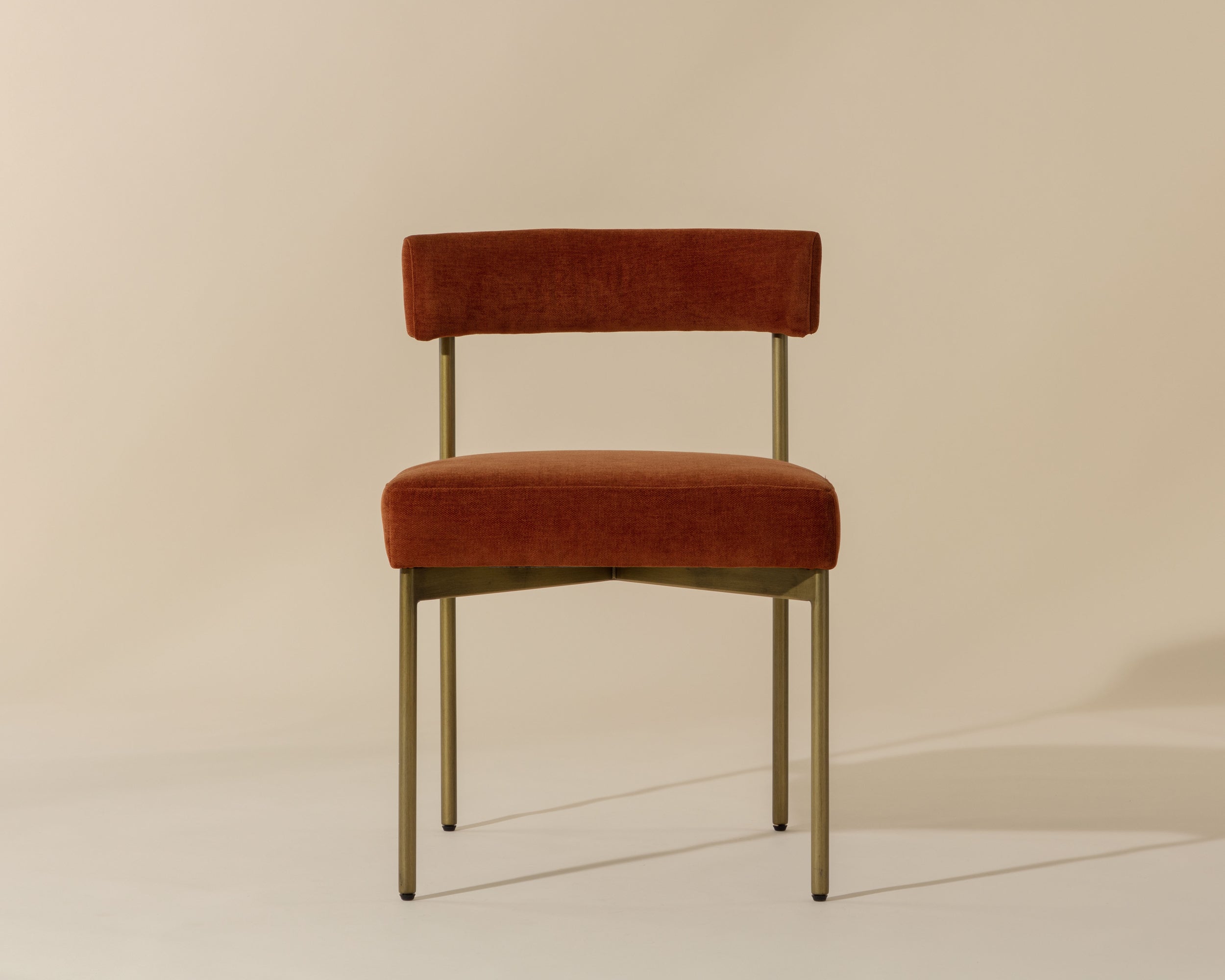 Seneca Dining Chair - Antique Brass  Danny Rust