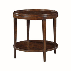 Oliver Home - Liz Round Side Table Small, Country - 1028-20