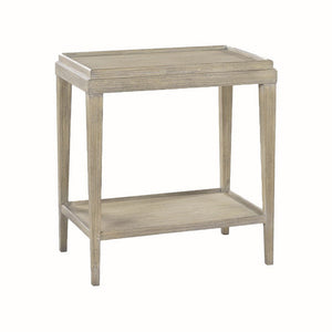Oliver Home - Liz Rectangle Side Table Small, Rabbit - 1029-05