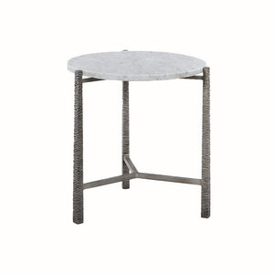 Oliver Home - Cara Side Table Small, Silver - 1030-08