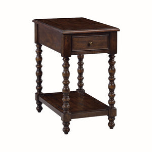 Oliver Home - Mesa Rectangle Side Table, Country - 1045-20