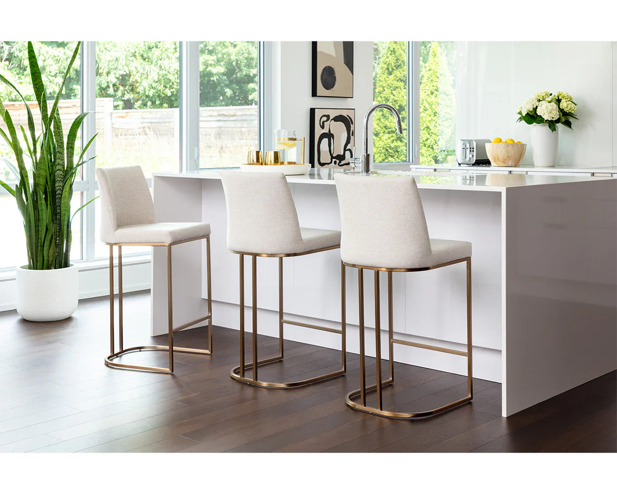 Rayla Counter Stool - Belfast Oatmeal