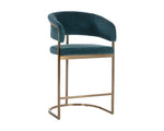 Marris Counter Stool - Gold  Danny Teal