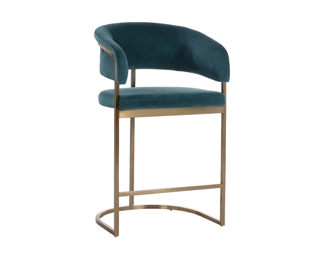 Marris Counter Stool - Gold  Danny Teal