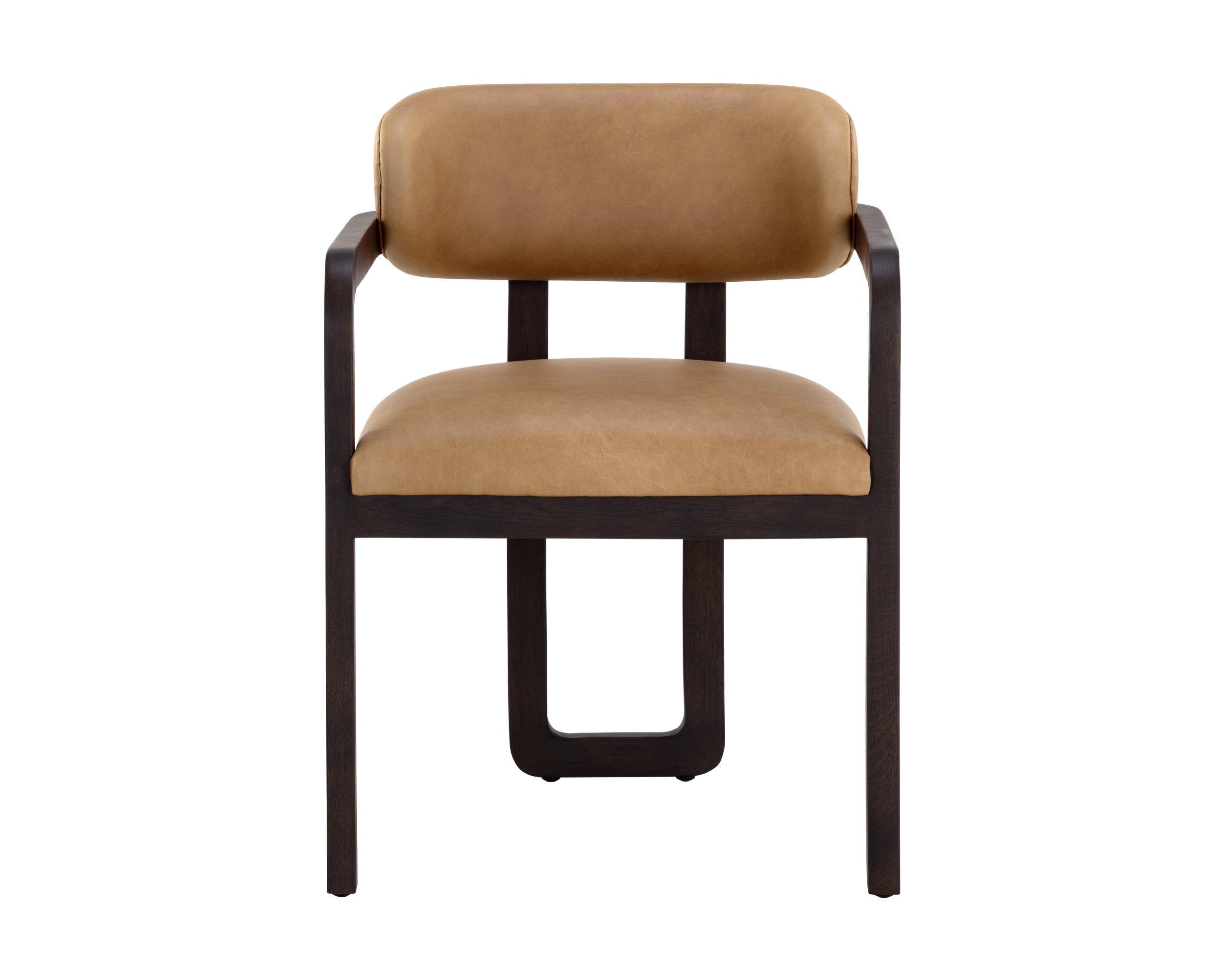 Madrone Dining Armchair - Brown  Ludlow Sesame Leather