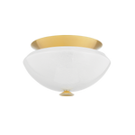 Hudson Valley Lighting Pawtucket Flush Mount-Aged Brass/Soft White