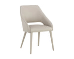 Galen Dining Chair - Linea Light Grey Leather