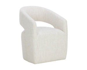 Sunpan Lloret Wheeled Dining Armchair