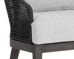 Capri Lounge Chair - Smoke Grey  Copacabana Marble
