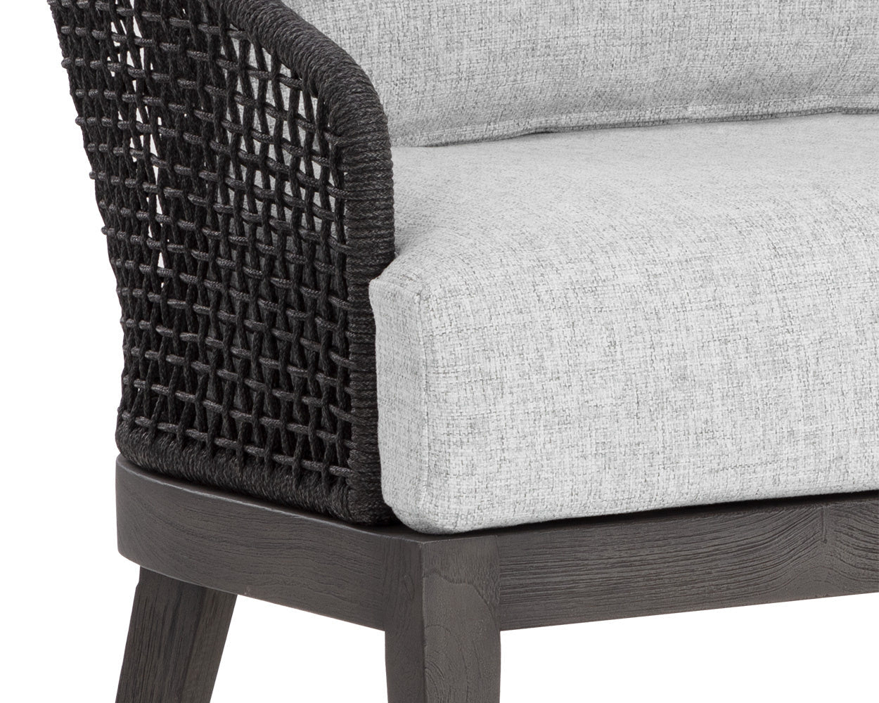 Capri Lounge Chair - Smoke Grey  Copacabana Marble